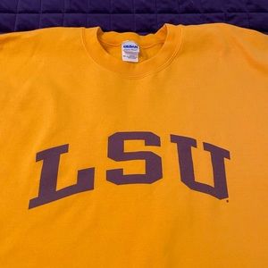 LSU Sweatshirt - Size 5XL - Yellow & Purple